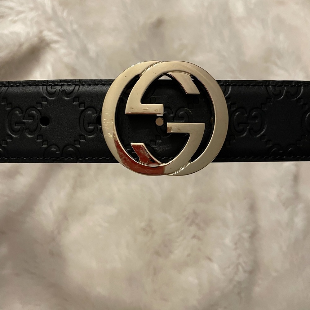 Authentic Gucci signature belt size 90